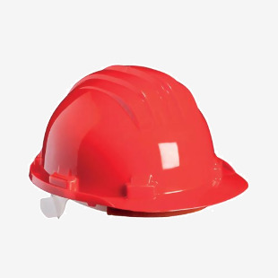 Climax Slip Harness Safety Helmet Red CMX27363