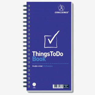 Challenge 280x141mm Things To Do Today Book Wirebound 115 Pages - 100080050 18418HB