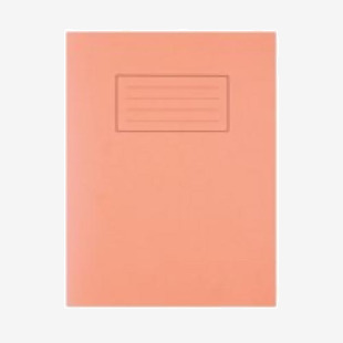 Silvine 9x7 inch229x178mm Exercise Book 5mm Square 80 Pages Orange (Pack 10) - EX105 21876SC