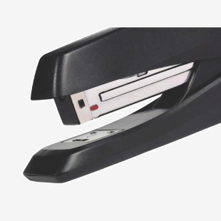 Rexel Ecodesk Half Strip Stapler Plastic 20 Sheet Black 2100029 28739AC