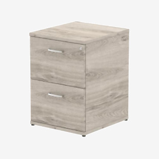 Impulse 2 Drawer Filing Cabinet Grey Oak I003241 63389DY