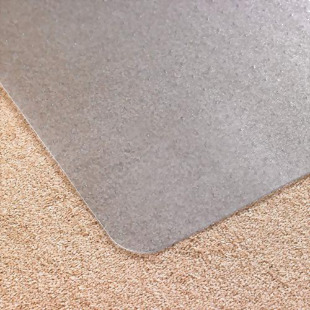 Floortex Cleartex Advantagemat Phthalate Free Vinyl Office Chair Mat Floor Protector For Low Pile Carpets up To 6mm 120x300cm Clear - UFR119225LV 11049FL