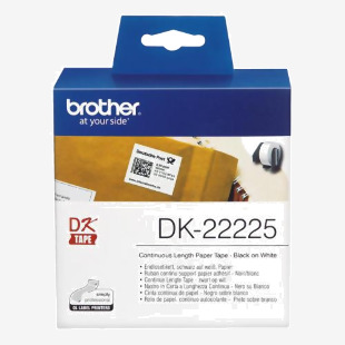 Brother Black On White Paper Roll 38mm x 30m - DK22225 BRDK22225