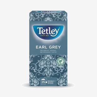 Tetley Earl Grey Tea Bags Individually Wrapped and Enveloped (Pack 25) - 0403253 39491NT