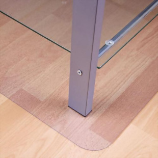 Floortex Valuemat Phthalate Free PVC Office Chair Mat Floor Protector For Hard Floors 120x75cm Clear - UFR127517EV 11014FL