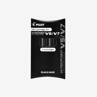 Pilot V5V7 Refill Eco Cartridge System Black (Pack 3) - 4902505444432 75888PT