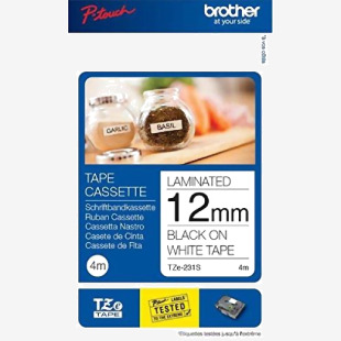 Brother Black On Clear Label Tape 12mm x 4m - TZE131S BRTZE131S