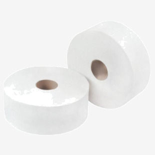 OMG Jumbo Toilet Roll 2 Ply 300m White (Pack 6) 1105119 52823CP