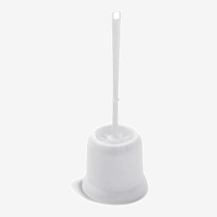 Addis Open Toilet Brush and Holder White - 510283 16440AD