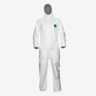 Tyvek 500 Xpert Hooded Coverall White Large (Pack 1) - TBSHL 55677BE