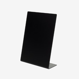 Deflecto A5 Portrait Slanted Countertop Chalkboard Black - SSPA514-2 26452DF