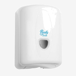 Purely Smile Centrefeed Roll Dispenser White PS1721 86423TC