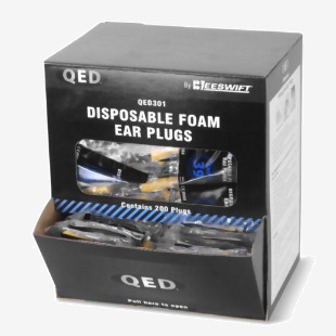 QED Foam Disposible Ear Plugs (Pack 200) - QED301 55719BE