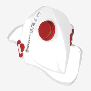 Beeswift Fold Flat P2 Mask with Valve (Pack 20) - 2FF2V 55733BE