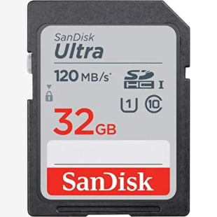 SanDisk Ultra 32GB Class 10 UHS I SDHC Memory Card 8SDUN4032GGN6