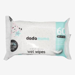 Dada Muma Baby Wipes (Pack 60) - DM1010 10863TC