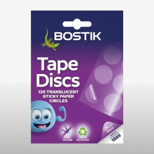 Bostik Ready Cut Tape Discs Clear (Pack 1440) - 30803764 11640BK