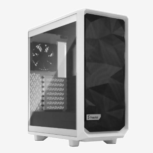 Fractal Design Meshify 2 Compact White TG Clear Tint PC Case 8FR10312819