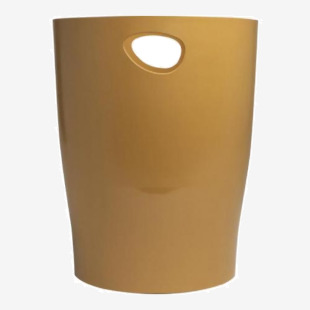 Exacompta NeoDeco 15 Litre Waste Bin 263x263x335mm Copper Gold (Each) - 45329D 45331EX