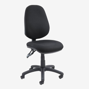 Vantage 100 2 lever PCB operators chair with no arms - black V100-00-K