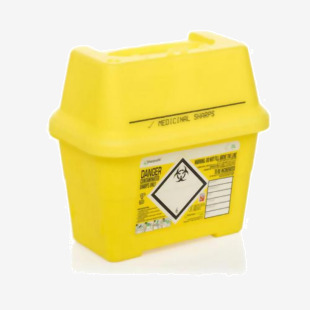 Sharpsafe Sharps Bin 2Ltr  CM0643