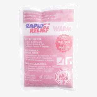 Rapid Aid Instant Warm Pack C W Gentle Touch Technology Large 5”X 9”  RA44359