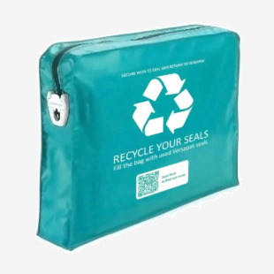 Versapak Security Seal Recycle Scheme Bag Large 406x305x76mm Green - GENT06015 59618VE