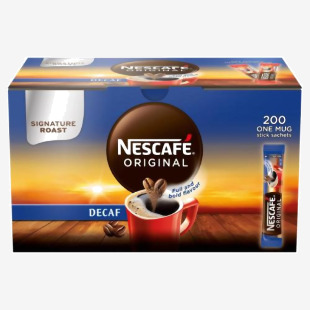 Nescafe Original Decaf Sticks 200s NWT065