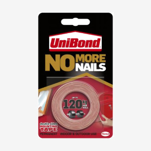 Unibond No More Nails Ultra Strong Double Sided Mounting Tape Permanent 19mm x 1.5m (Roll) - 2675760 22665HK