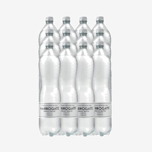 Harrogate Spring Bottled Water Sparkling 1.5L PET Silver LabelCap (Pack of 12) P150122C HSW35118