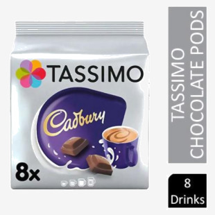 Tassimo Cadbury Chocolate Pods 16s (8 Drinks) NWT343