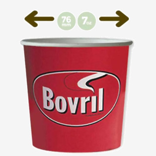 Kenco In-Cup Beefy Bovril 25s 76mm Paper Cups NWT6705