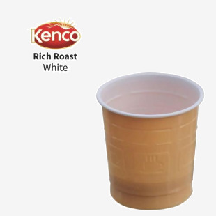 In-Cup Kenco Rich White 25s 73mm Plastic Cups - PACK (12) NWT1611P