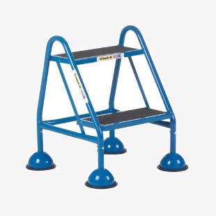 Climb-It Domed Feet Handy Step 2 Tread with No Handrail Blue AAP20 GA79421