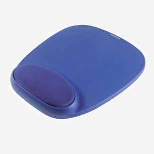 Kensington Foam Mousepad with Integral Wrist Rest Blue - 64271 10779AC