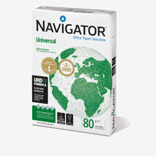 Navigator Universal White Paper A4 80gsm (Box 5 Reams) NAVA480 34154GP