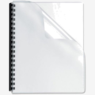 ValueX Binding Cover PVC A4 180 Micron Clear (Pack 100) 6500501 35991FE