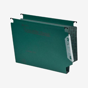 Rexel Crystalfile Classic 300 Foolscap Lateral Suspension File Manilla 30mm Green (Pack 25) 3000109 28004AC