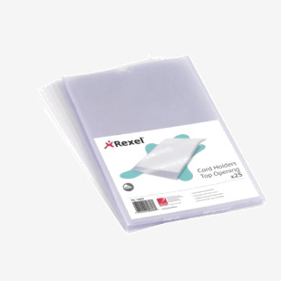 Rexel Cardholder A5 PVC (Pack 25) - 12060 21650AC