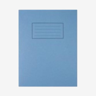 Silvine 9x7 inch229x178mm Exercise Book 7mm Square 80 Pages Blue (Pack 10) - EX106 21883SC