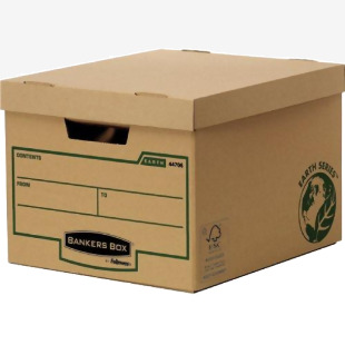 Fellowes Bankers Box Earth Series Standard Storage Box Board Brown (Pack 10) 4470601 35102FE