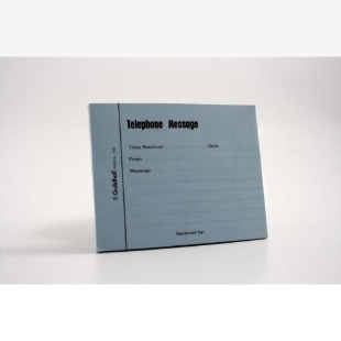 Guildhall Telephone Message Pad 101x127mm 100 Sheets Blue (Pack 5) - 110Z 47181EX