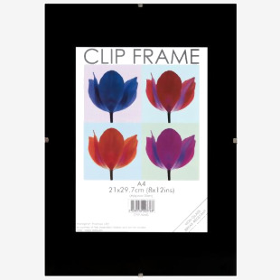 Photo Album Co CertificatePhoto Frameless A4 Clip Frame Acrylic Non-Glass Sheet Front - CF2130-NG 15943PA