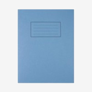 Silvine 9x7 inch229x178mm Exercise Book Ruled Blue 80 Pages (Pack 10) - EX104 21869SC