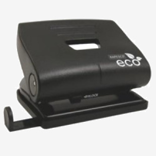 Rapesco Eco 2 Hole Punch Plastic 22 Sheet Black - 1086 29282RA