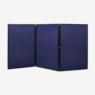 Bi-Office Showboard Exhibition System 3 Panel BlueGrey - DSP330513 44143BS