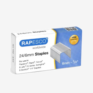 Rapesco 246mm Galvanised Staples (Pack 1000) - S24607Z3 29443RA