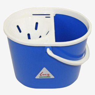 ValueX Plastic Mop Bucket With Wringer 15 Litre Blue - 0907002 22777CP