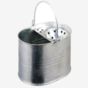 ValueX Galvanised Steel Bucket With Wringer 13 Litre - 0907006 22728CP