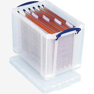 Really Useful Plastic Storage Box 19 Litre Clear - 19CCB 46857RU